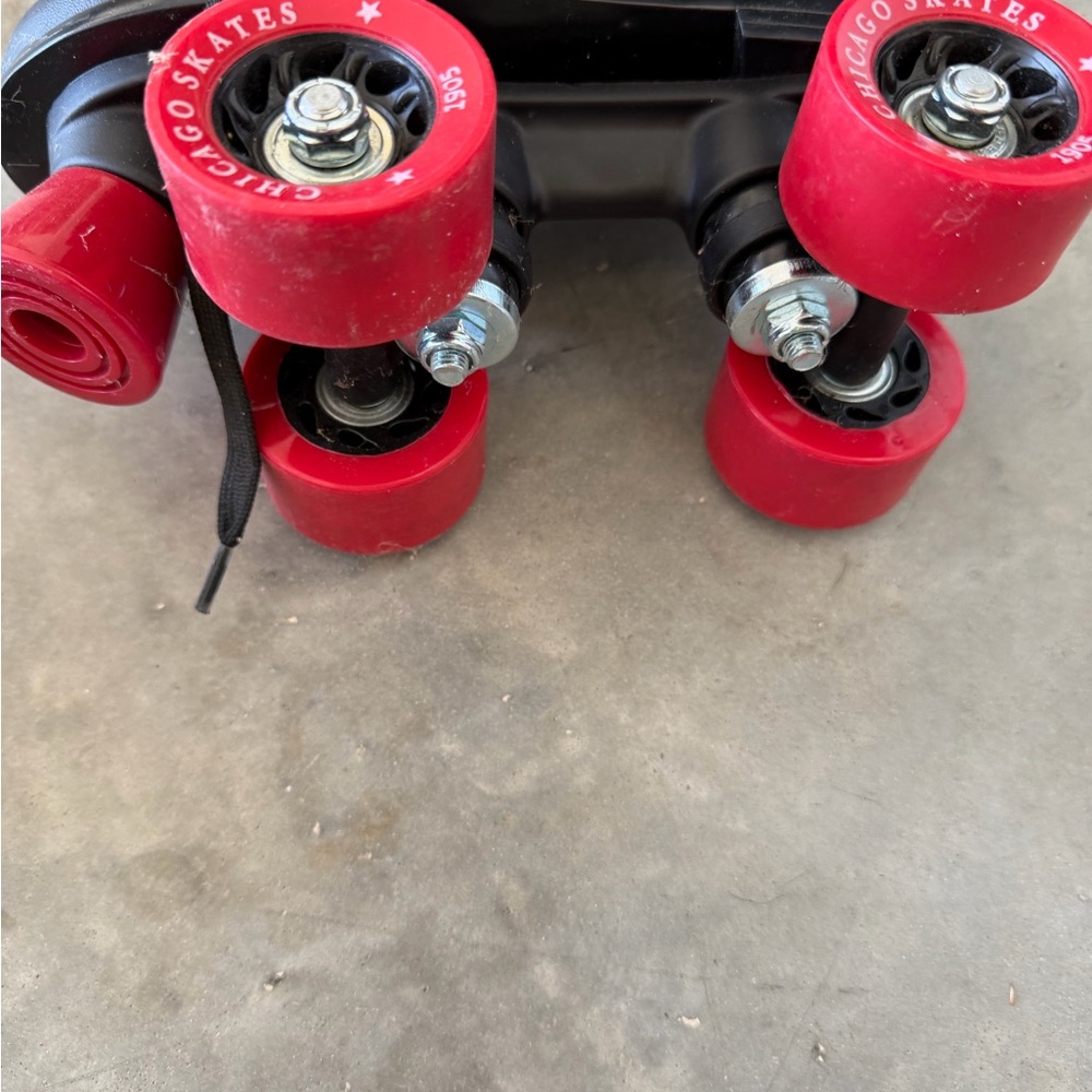 Chicago Black and Red Kids Roller Skates - Picture 2 of 3